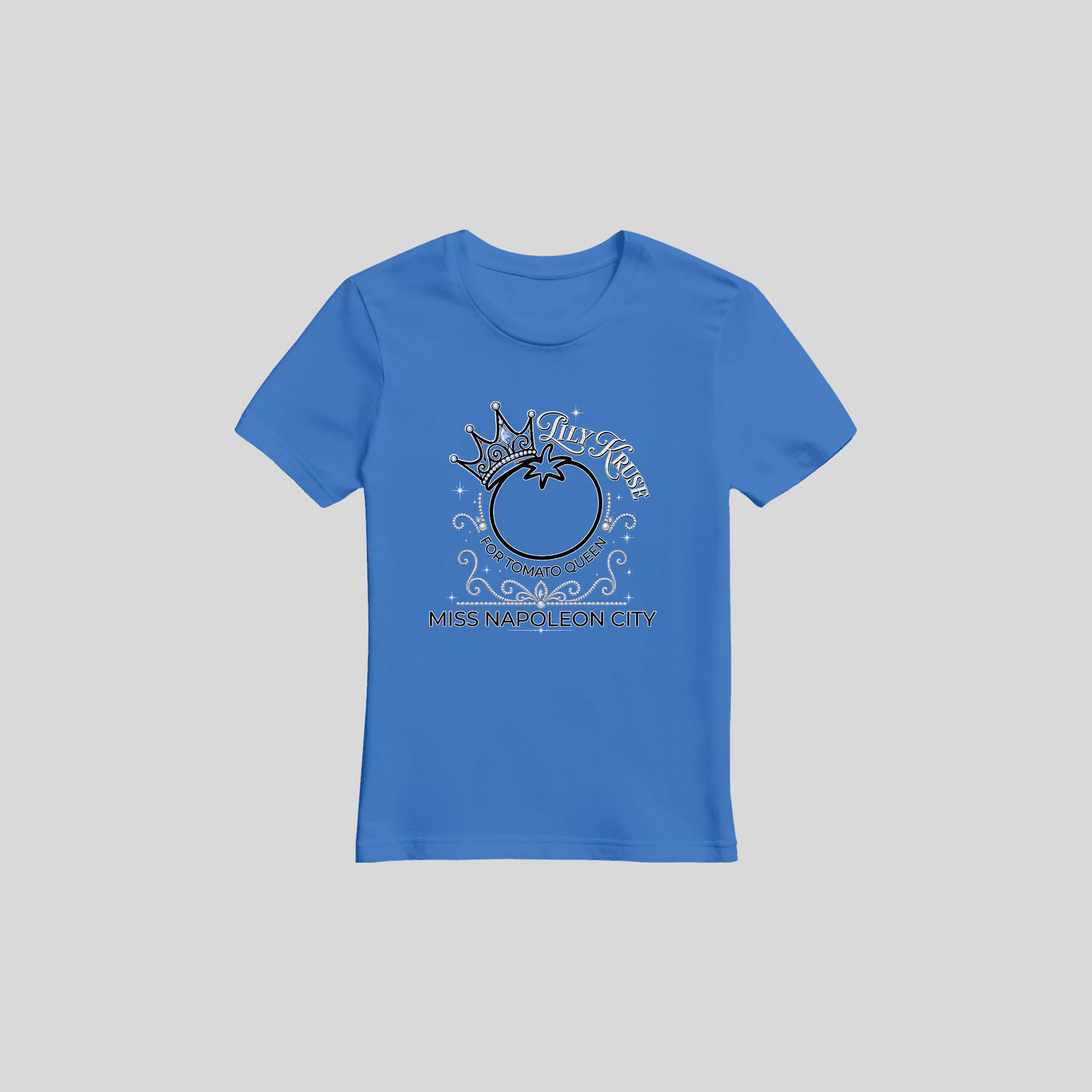 Lily Kruse Miss Napoleon City Pageant T shirt Adult Sizing