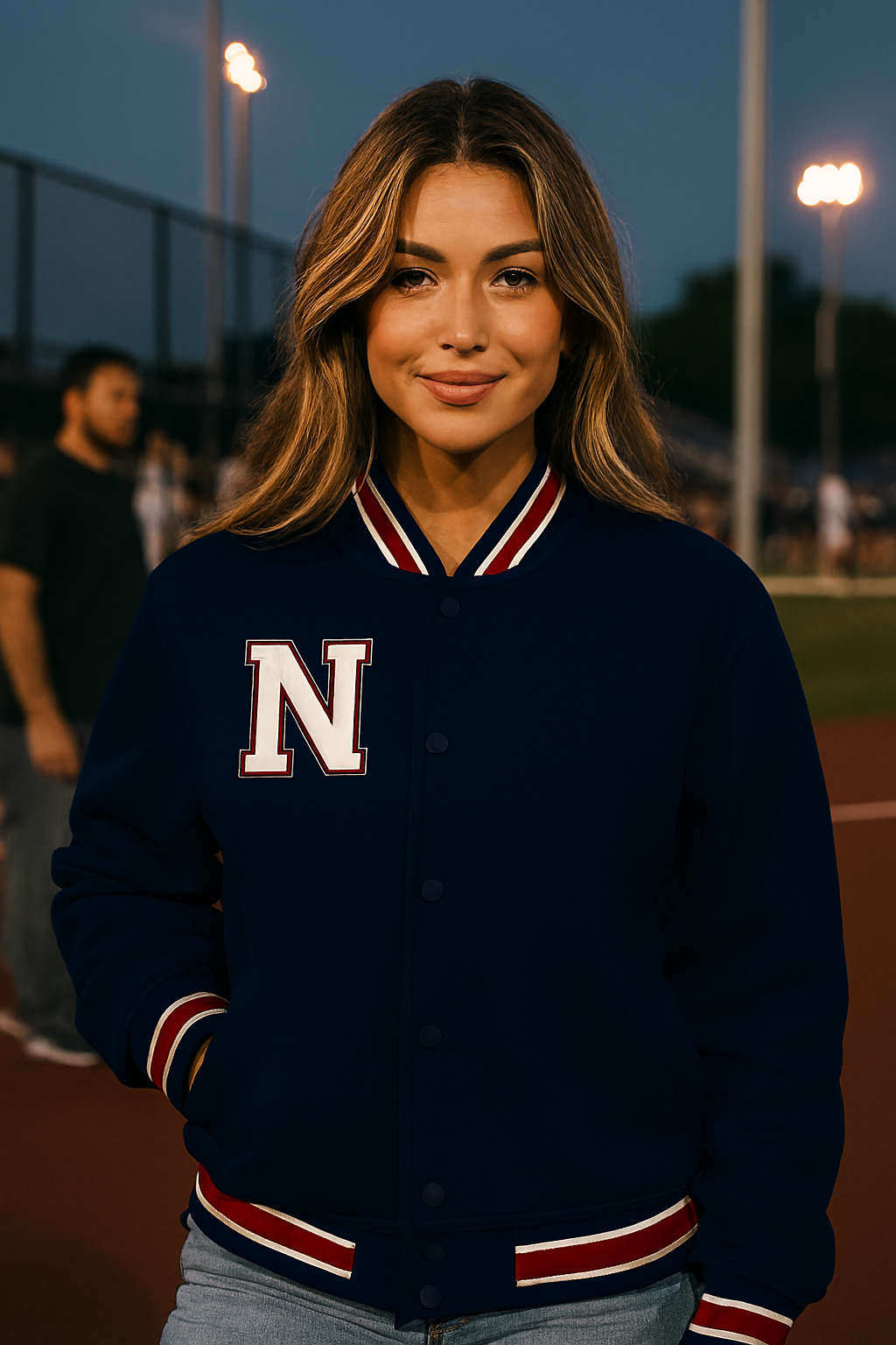 Game Day Wildcats Retro Jacket "Letterman"
