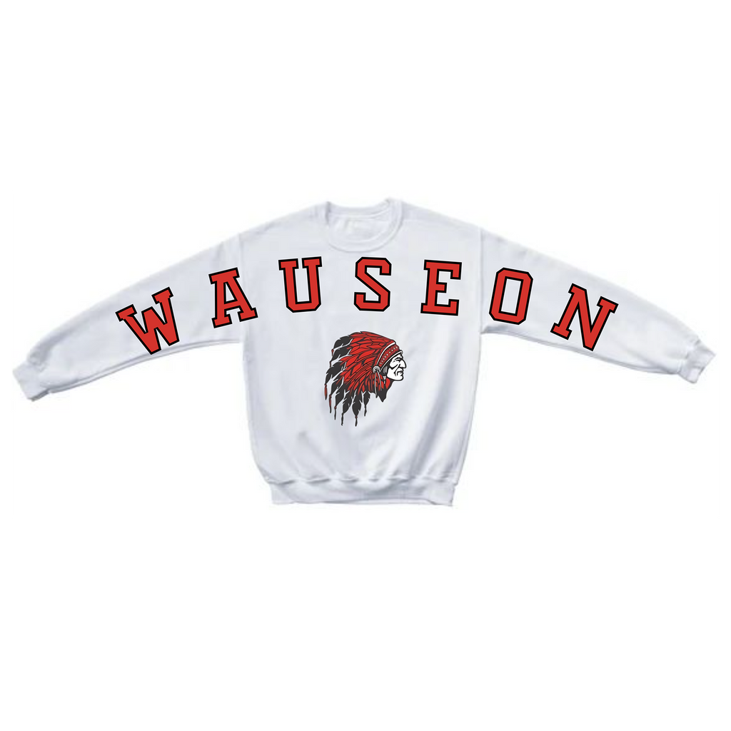 Wauseon Oversized Letters Crewneck