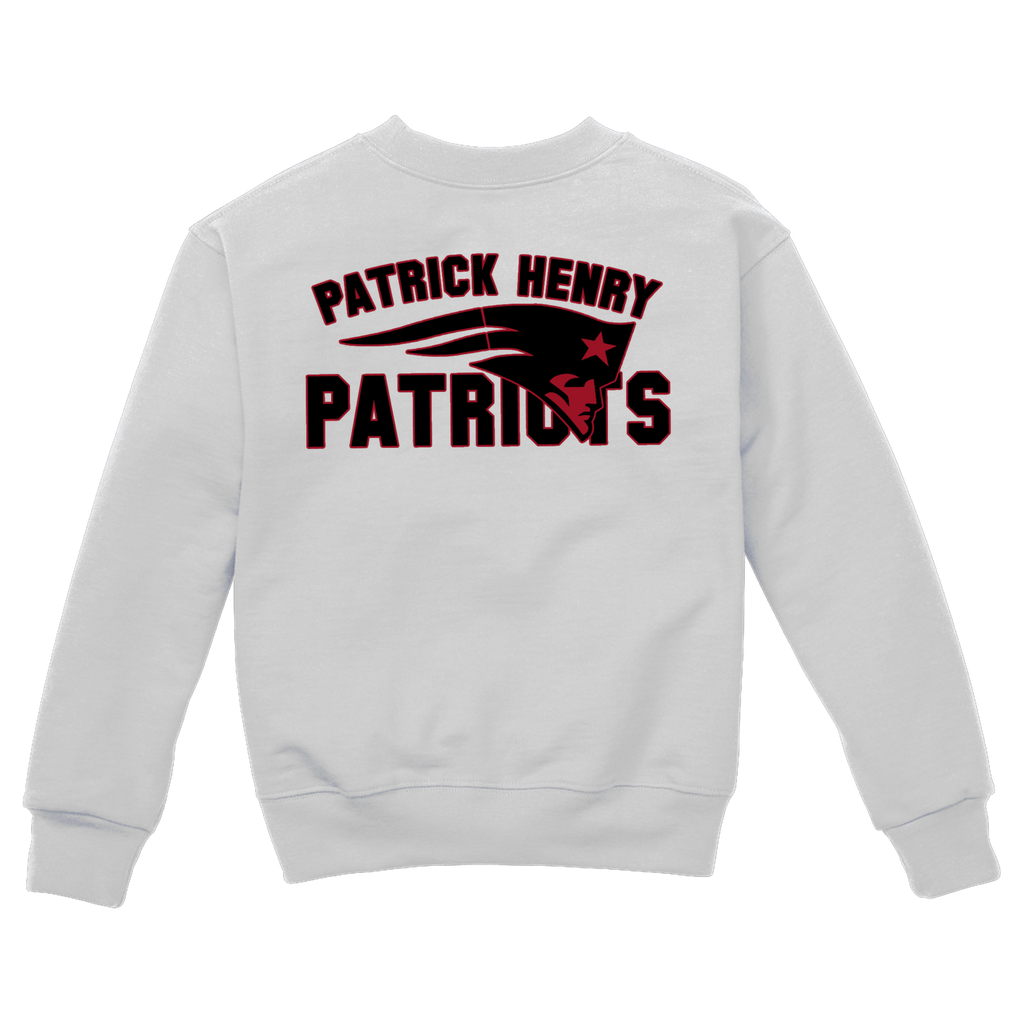 Blackout w/ Red Outline Patrick Henry Patriots Crewneck Sweatshirt