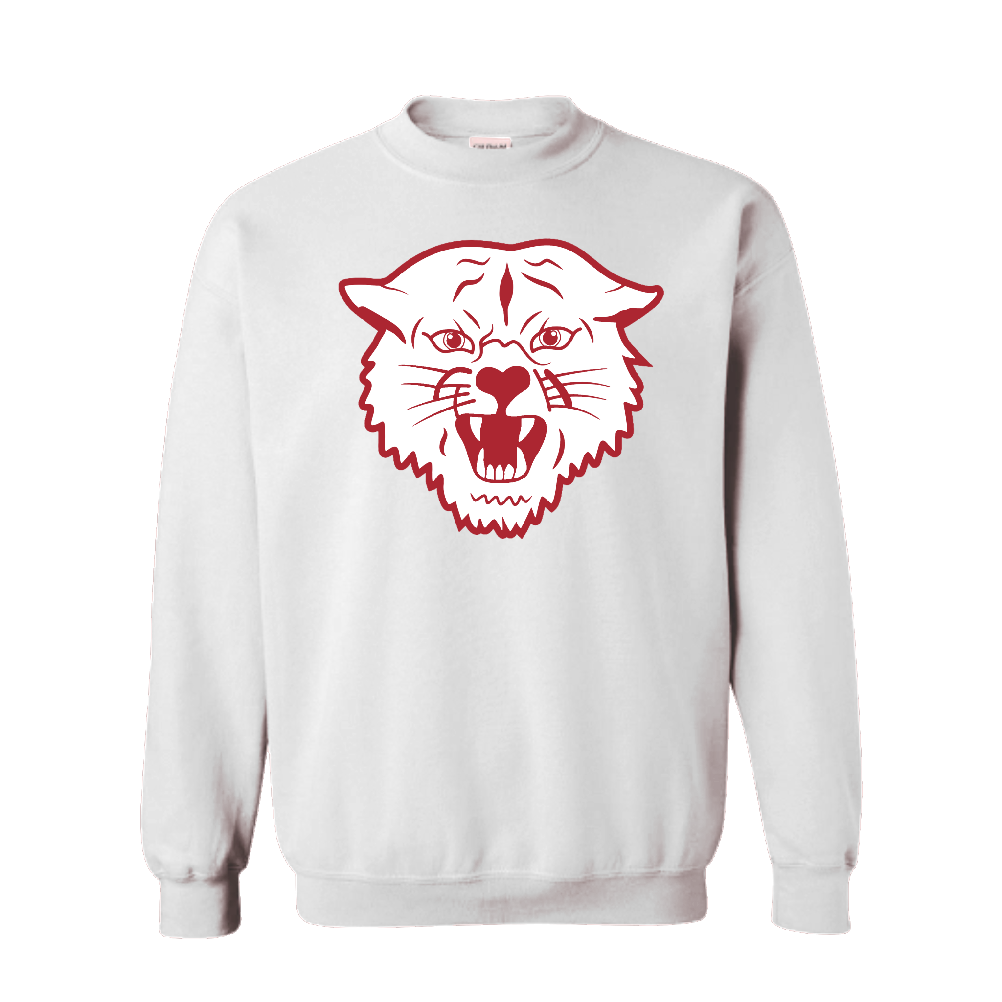 Red / White Napoleon Wildcat Crewneck Sweatshirt