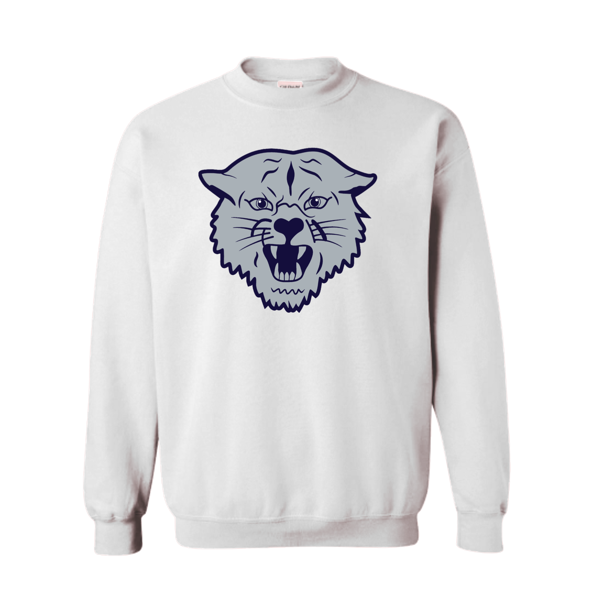 Gray / Navy Napoleon Wildcat Crewneck Sweatshirt
