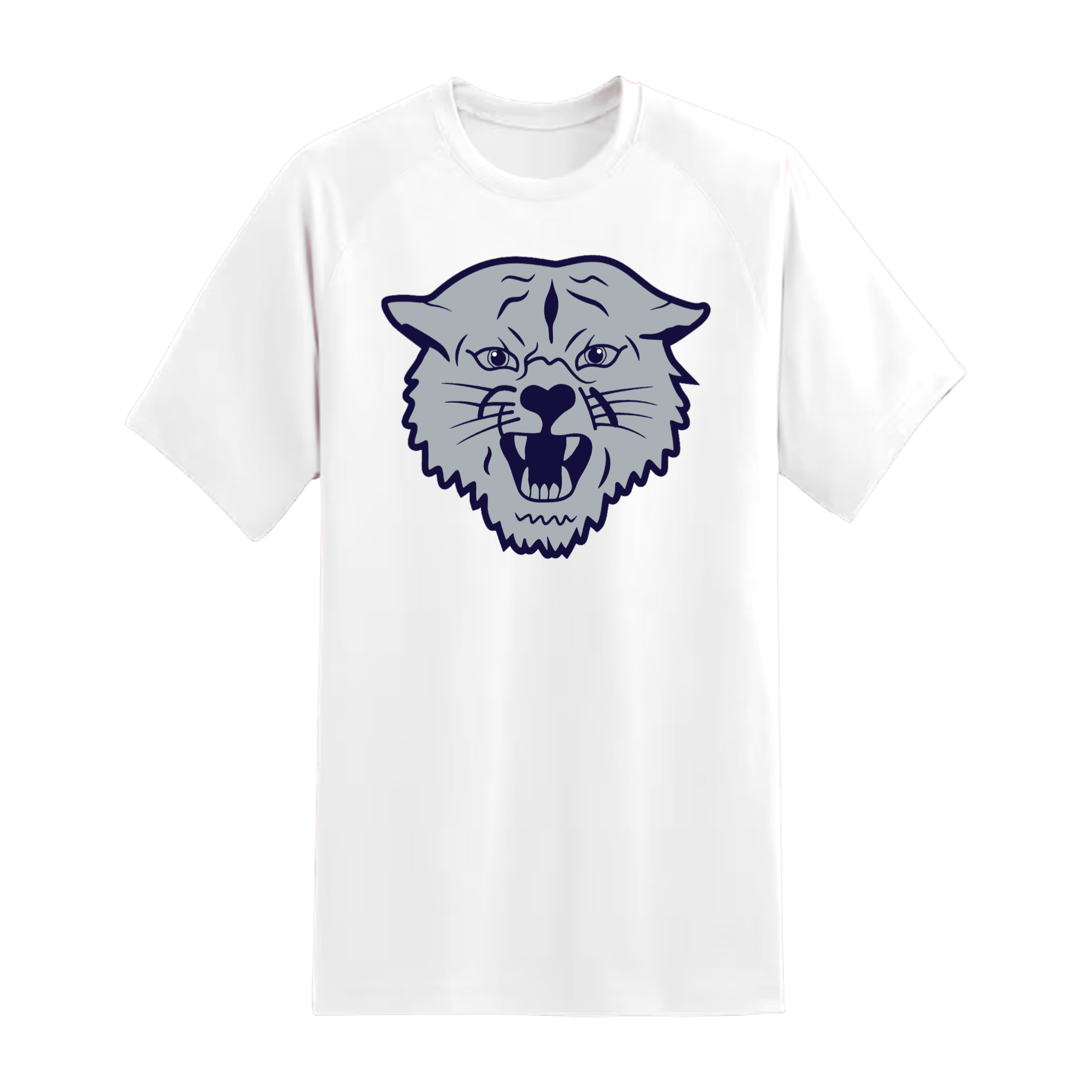 Gray / Navy Napoleon Wildcat Short Sleeve Tee