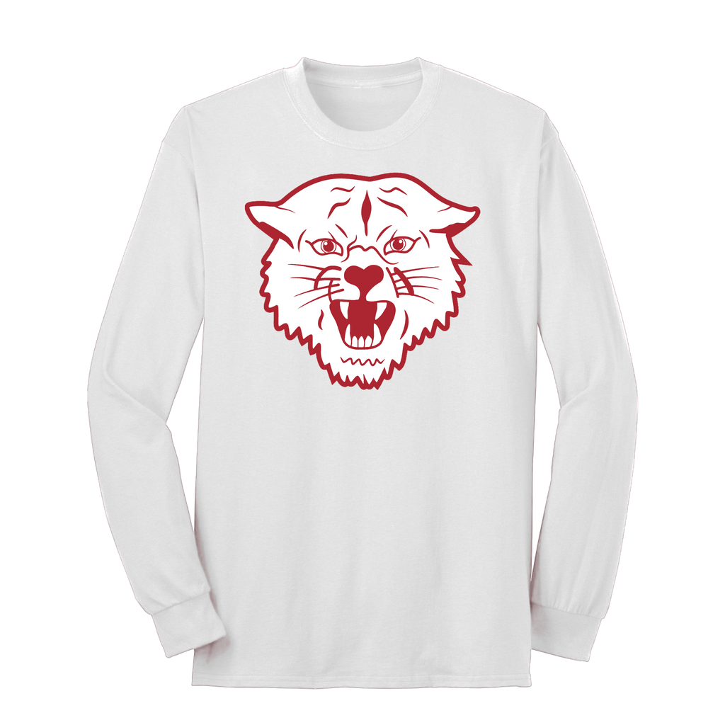Red / White Napoleon Wildcat Long Sleeve Tee