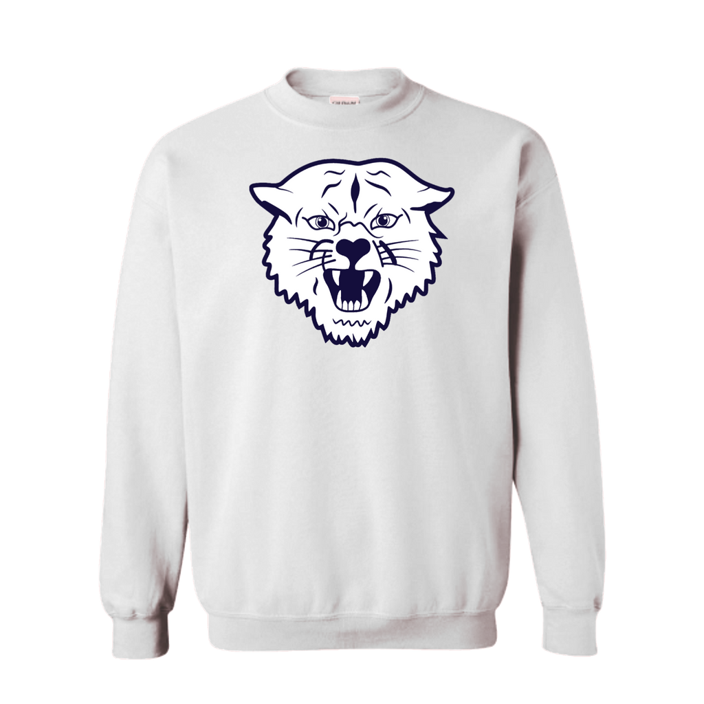 Navy / White Napoleon Wildcat  Crewneck Sweatshirt