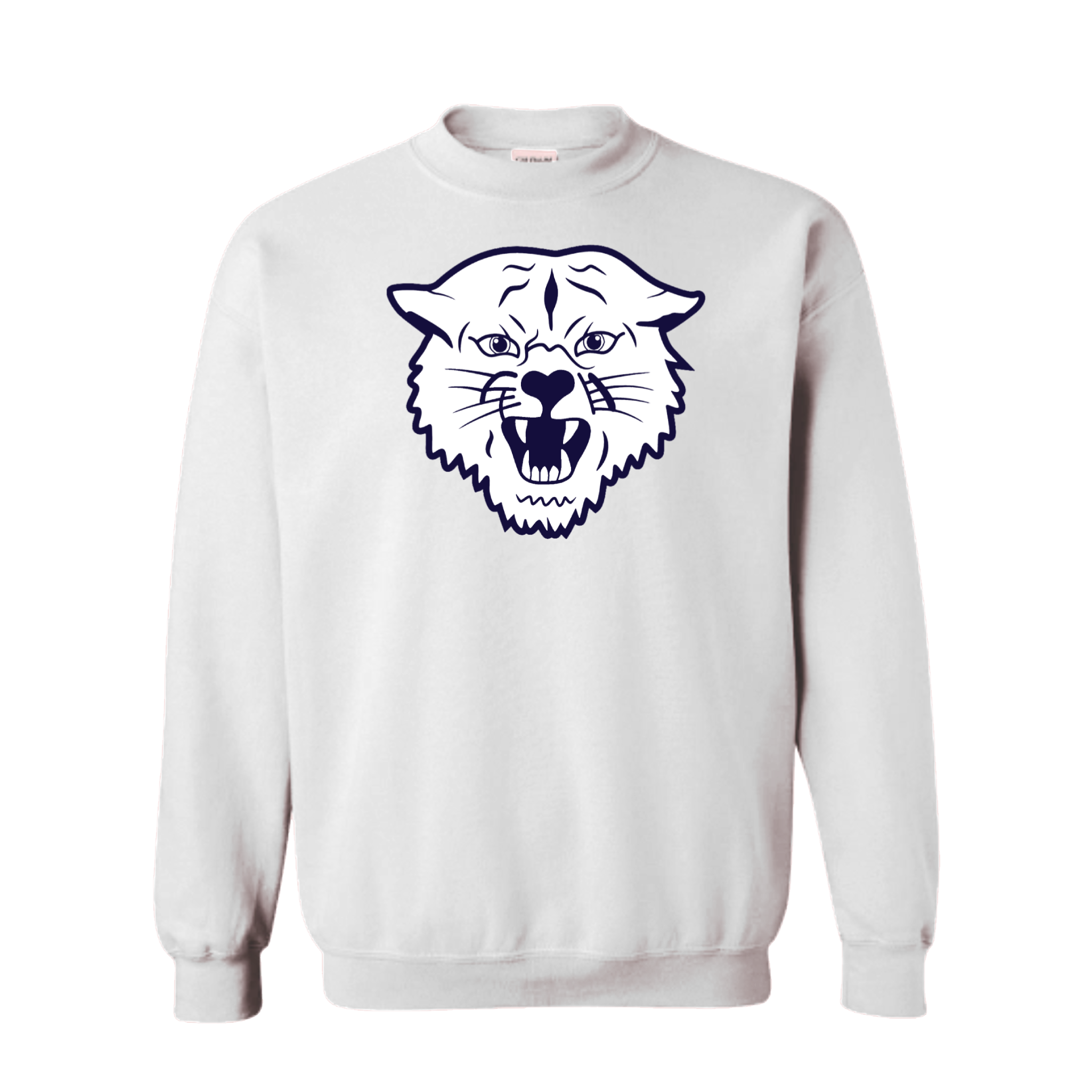 Navy / White Napoleon Wildcat  Crewneck Sweatshirt