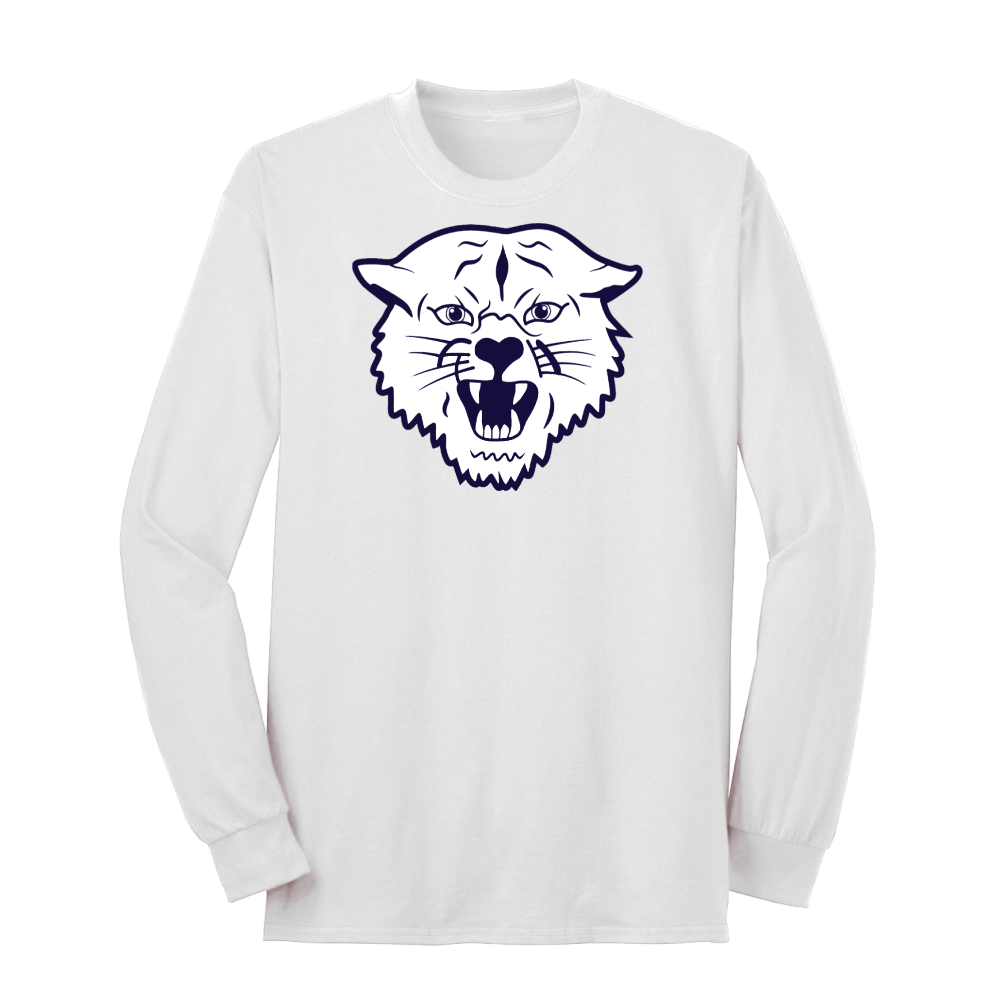 Navy / White Napoleon Wildcat  Long Sleeve Tee