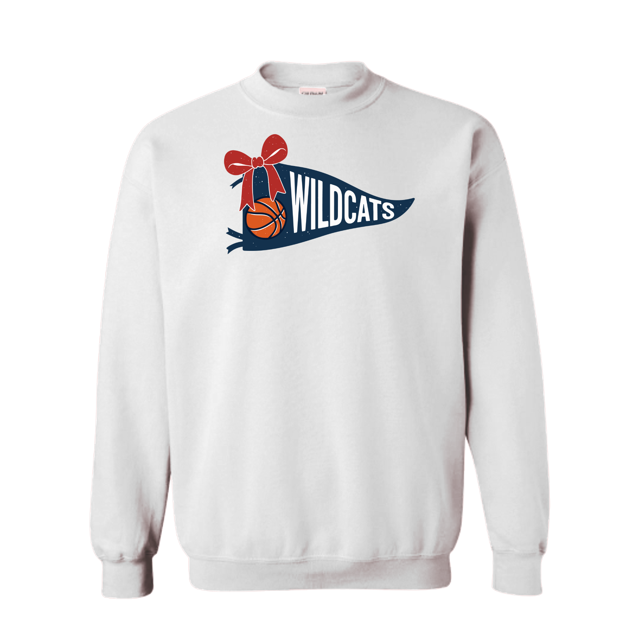 Napoleon Wildcats Pennant Flag Crewneck Sweatshirt