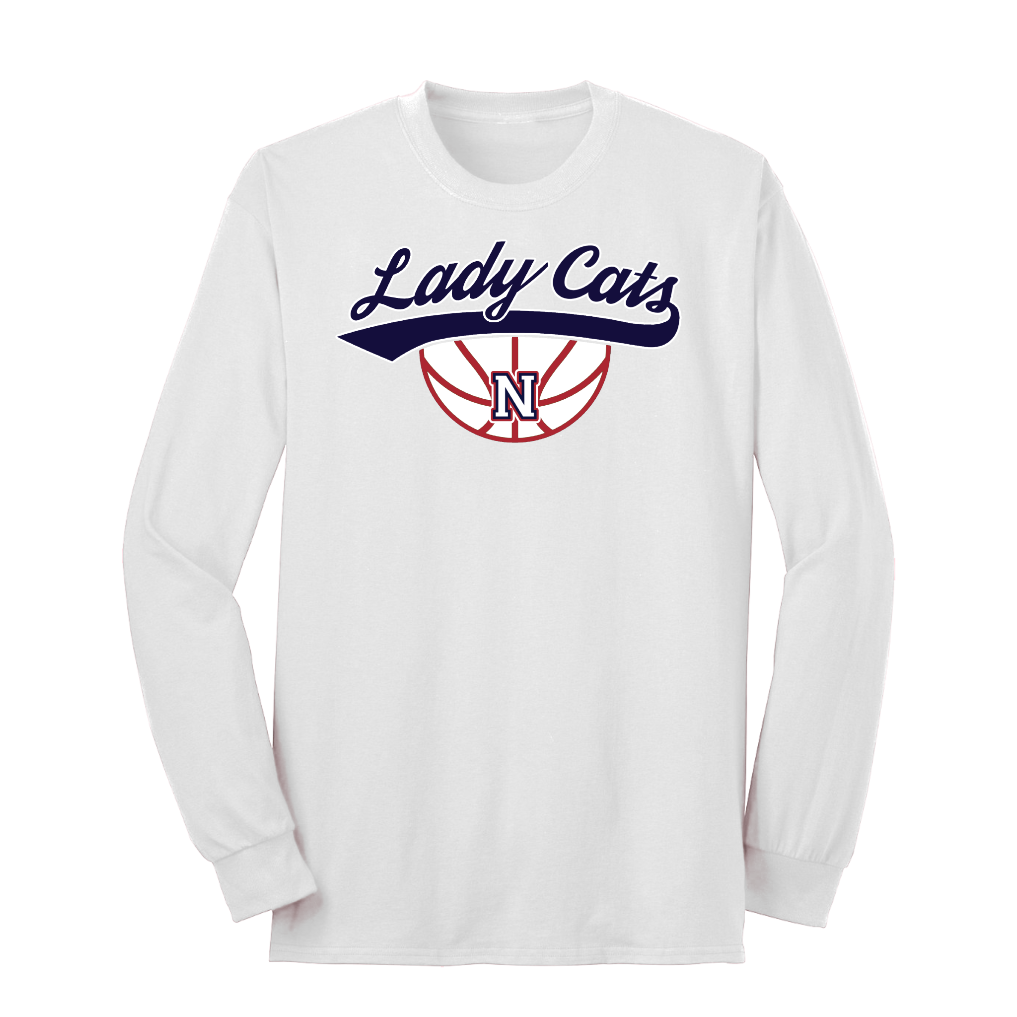 Napoleon Lady Cats Basketball Long Sleeve Tee