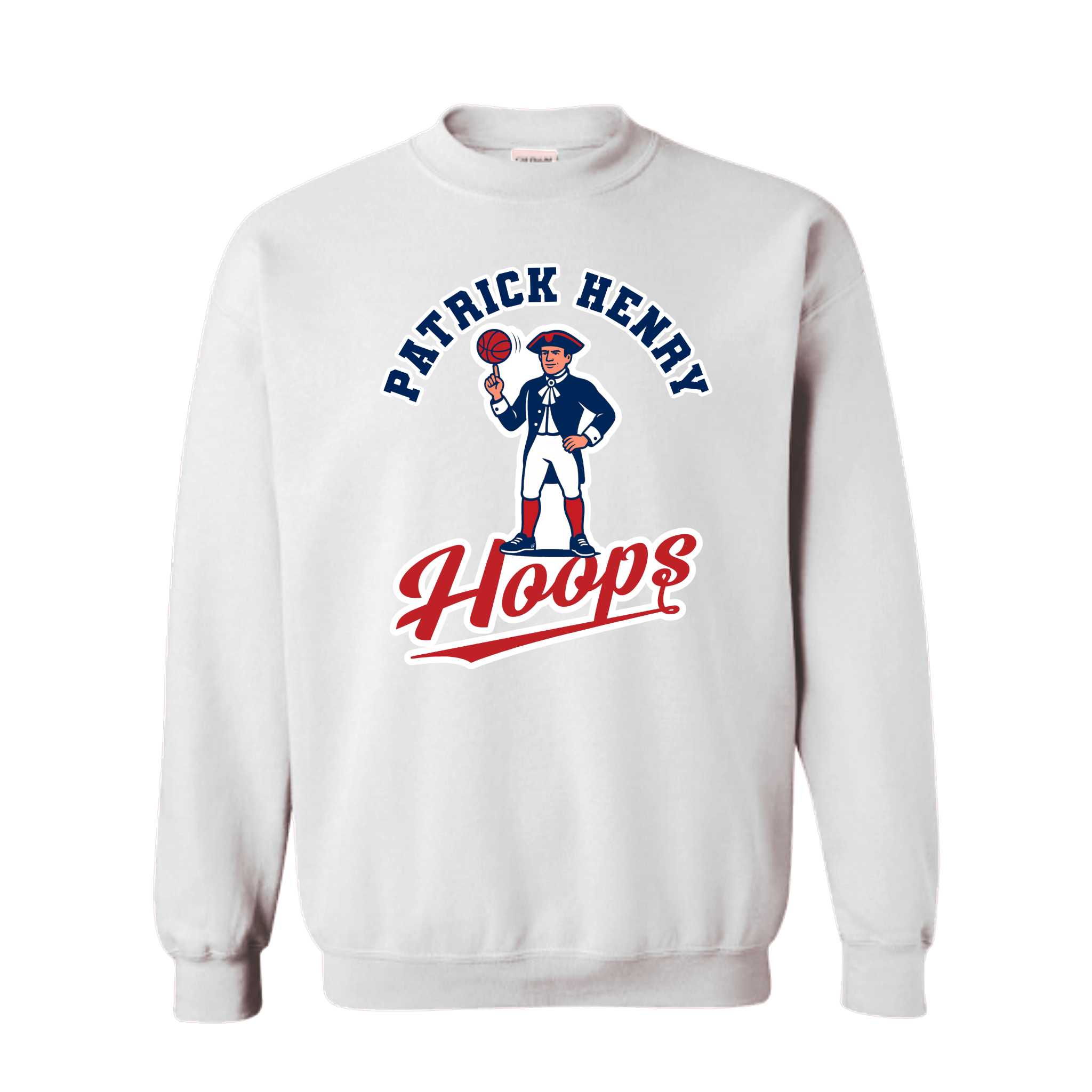 Patrick Henry Hoops Minuteman Crewneck Sweatshirt