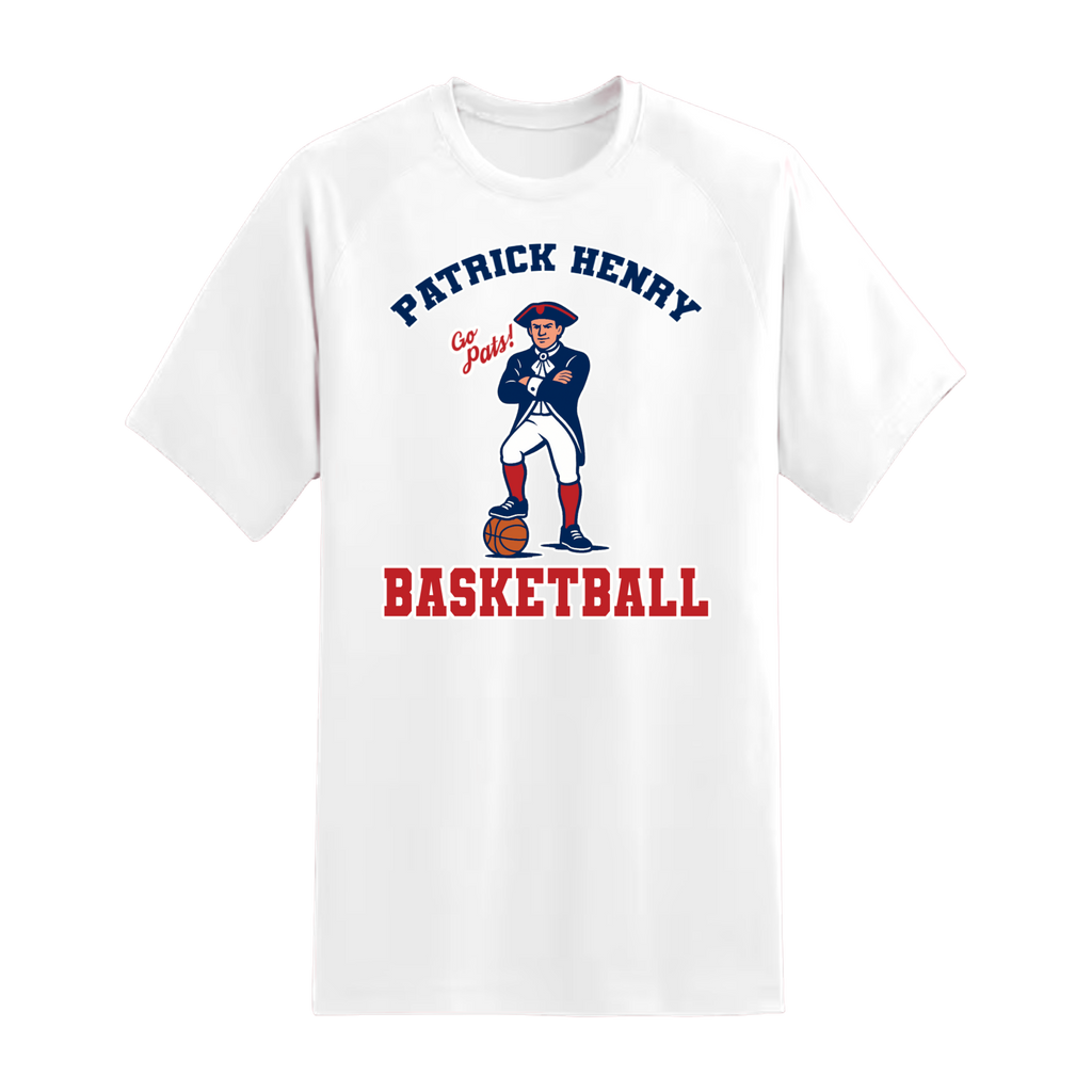 Patrick Henry Basketball Minuteman Short Sleeve Tee
