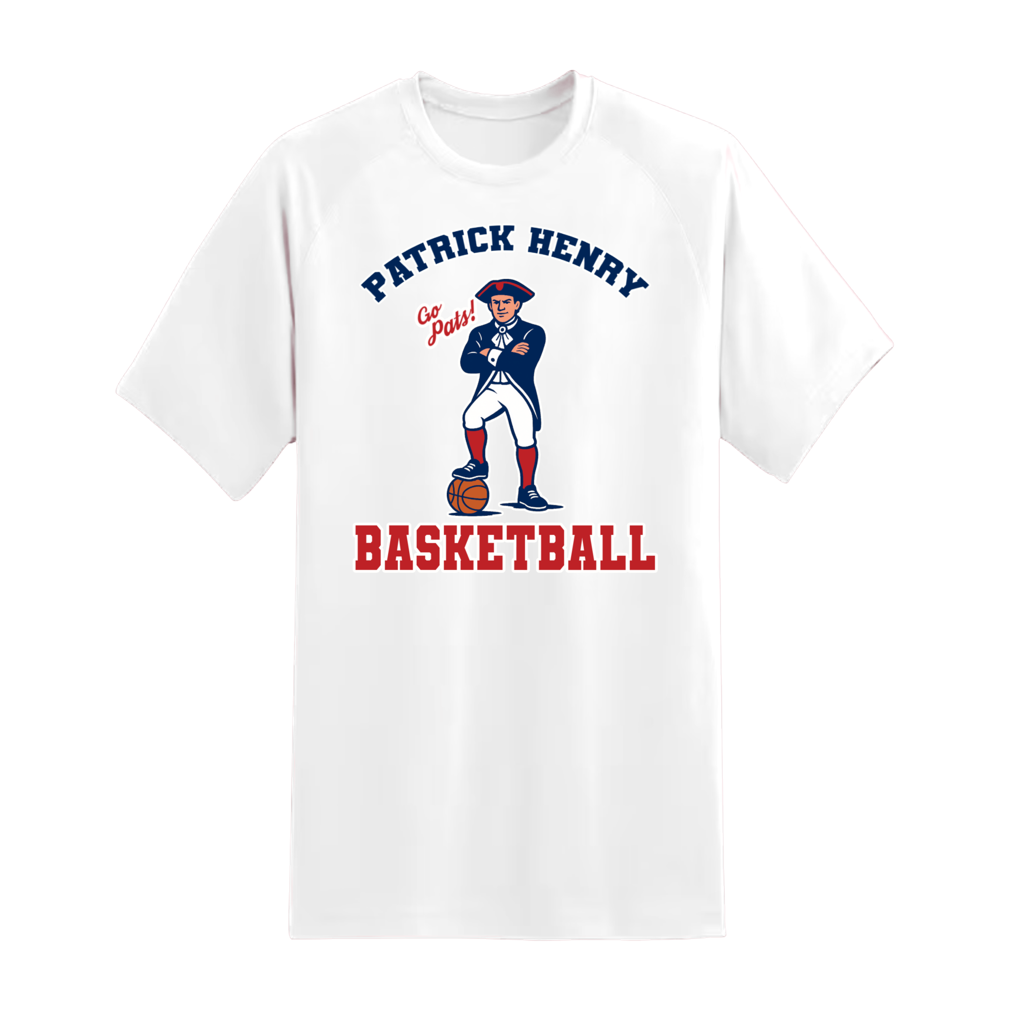 Patrick Henry Basketball Minuteman Short Sleeve Tee