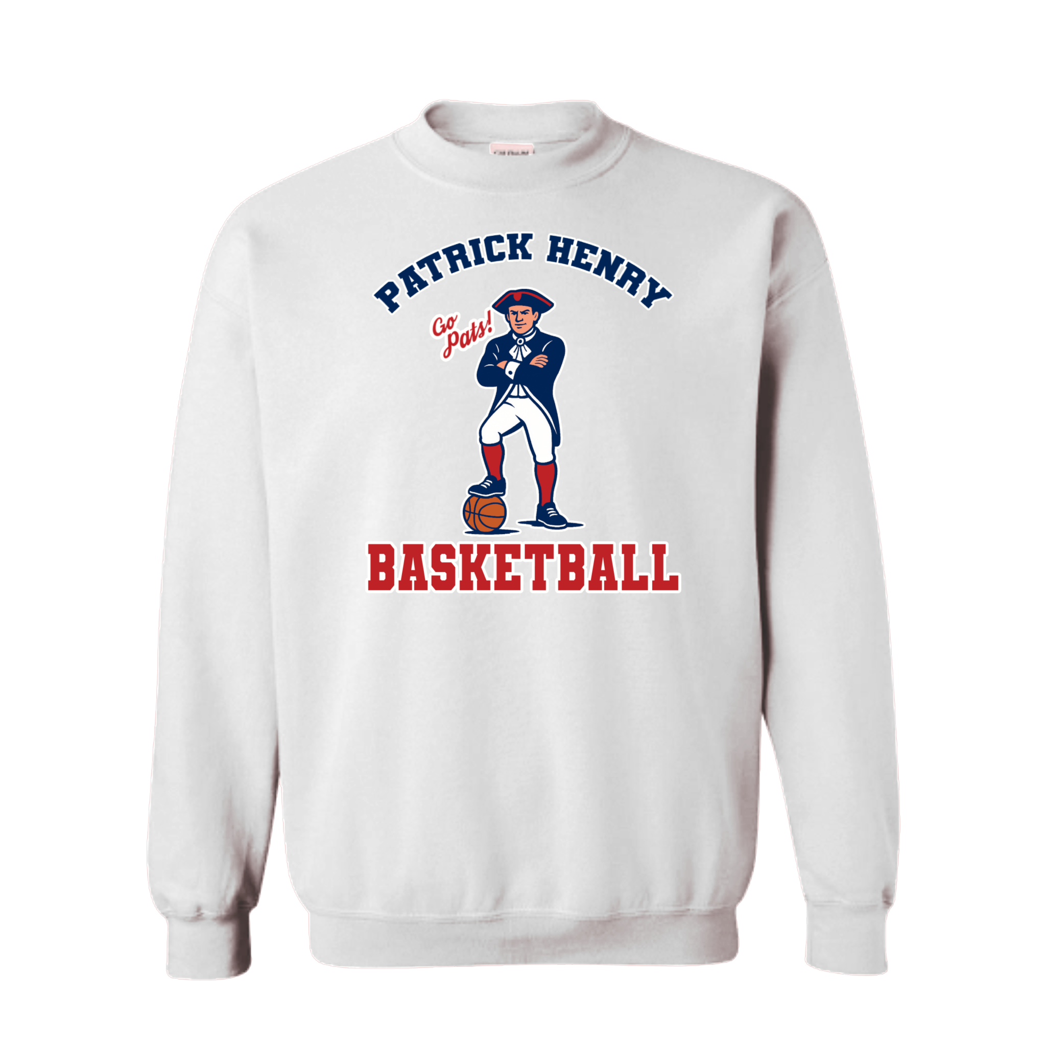 Patrick Henry Basketball Minuteman Crewneck Sweatshirt
