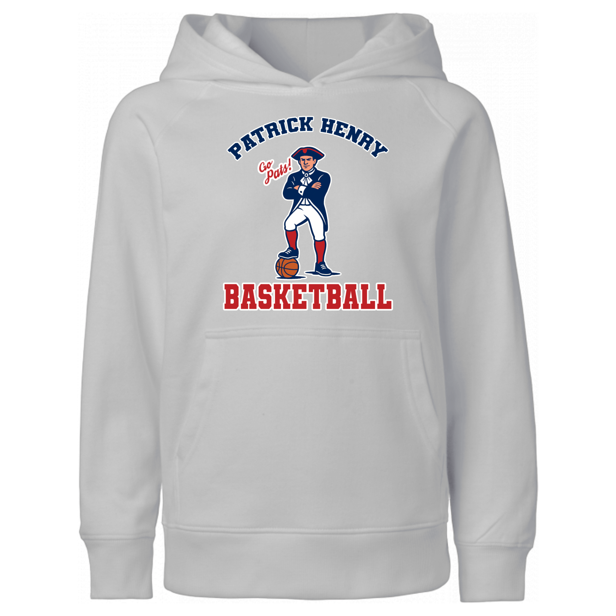 Patrick Henry Basketball Minuteman Hooded Sweatshirt