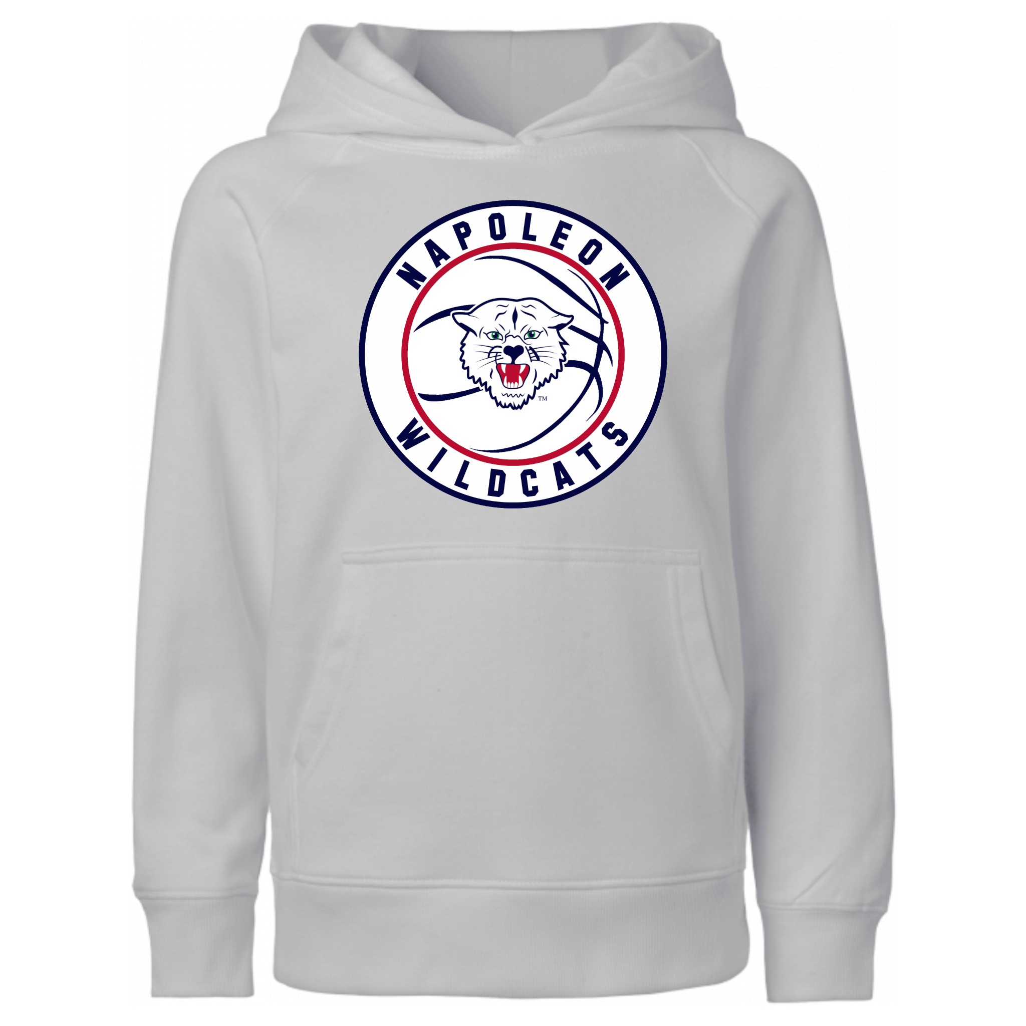 Napoleon Wildcats Basketball Hooded Sweatshirt
