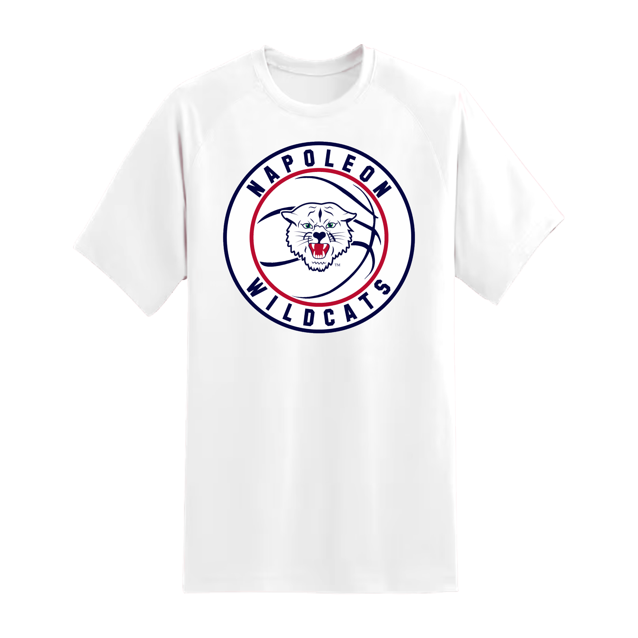 Napoleon Wildcats Basketball Short Sleeve Tee