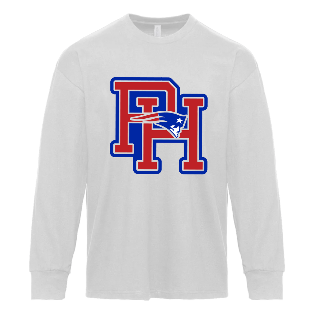 Patrick Henry Patriots Logo Combo Long Sleeve Tee