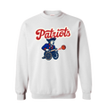 Patriots Minuteman Basketball Cannon Crewneck Sweatshirt