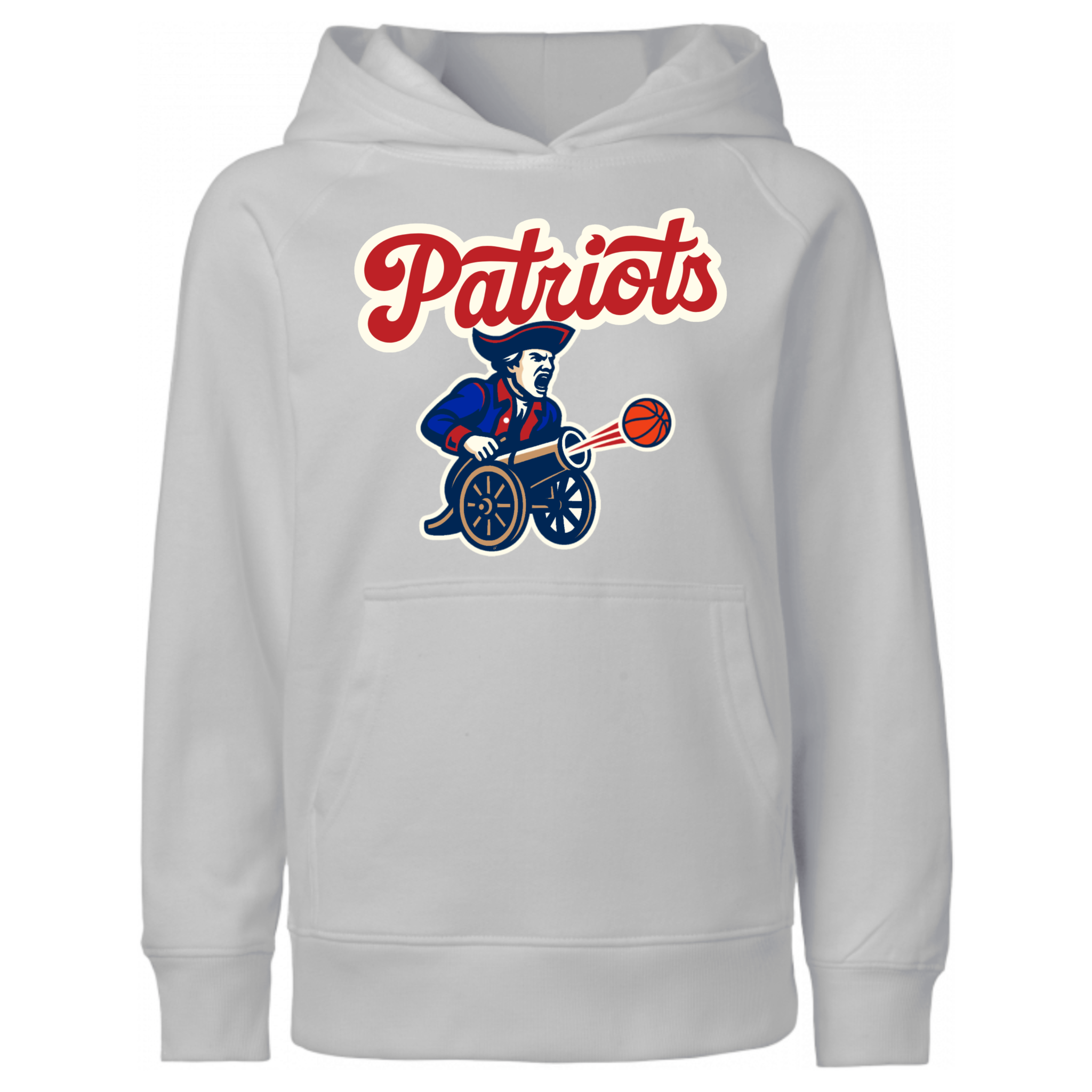 Patriots Minuteman Basketball Canon Hooded Sweatshirt