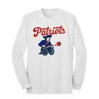 Patriots Minuteman Basketball Cannon Long Sleeve Tee