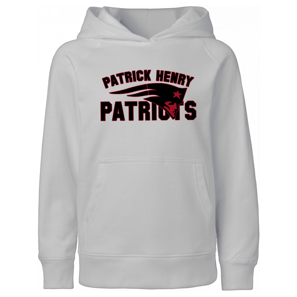 Blackout w/ Red Outline Patrick Henry Patriots Hooded Sweatshirt
