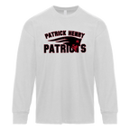 Blackout w/ Red Outline Patrick Henry Patriots Long Sleeve Tee