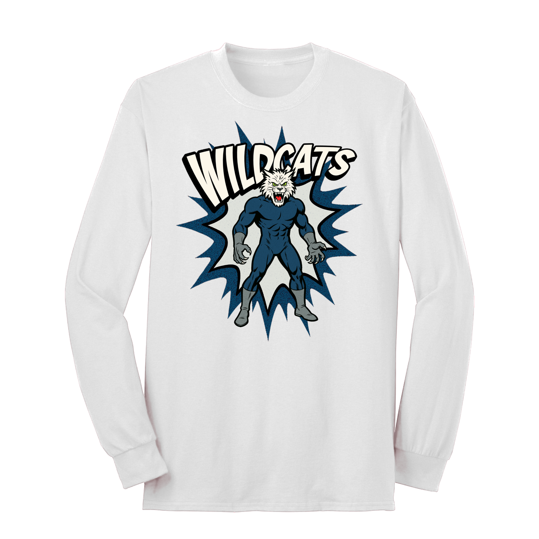 Napoleon Wildcats Comic Long Sleeve Tee