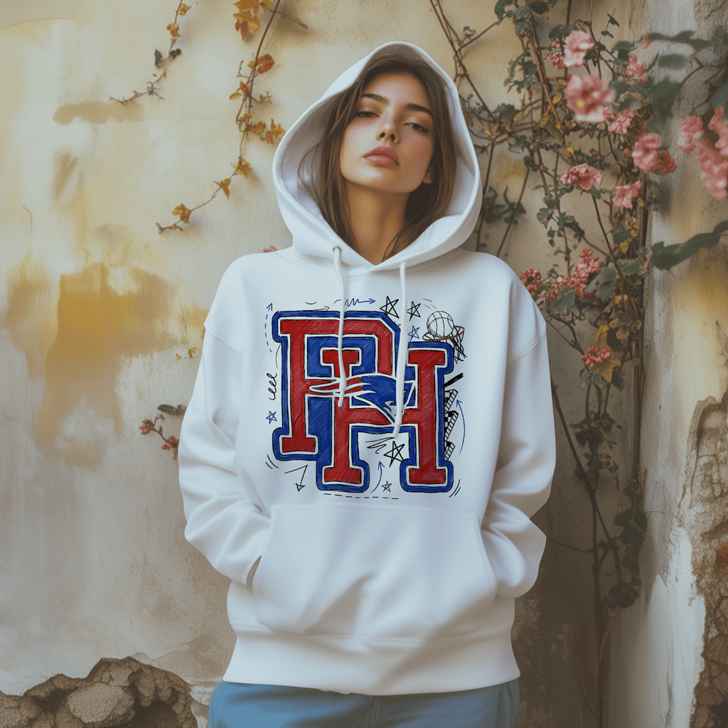 Patriots "Marker Sketch" Hoodie Youth&Adult Sizing