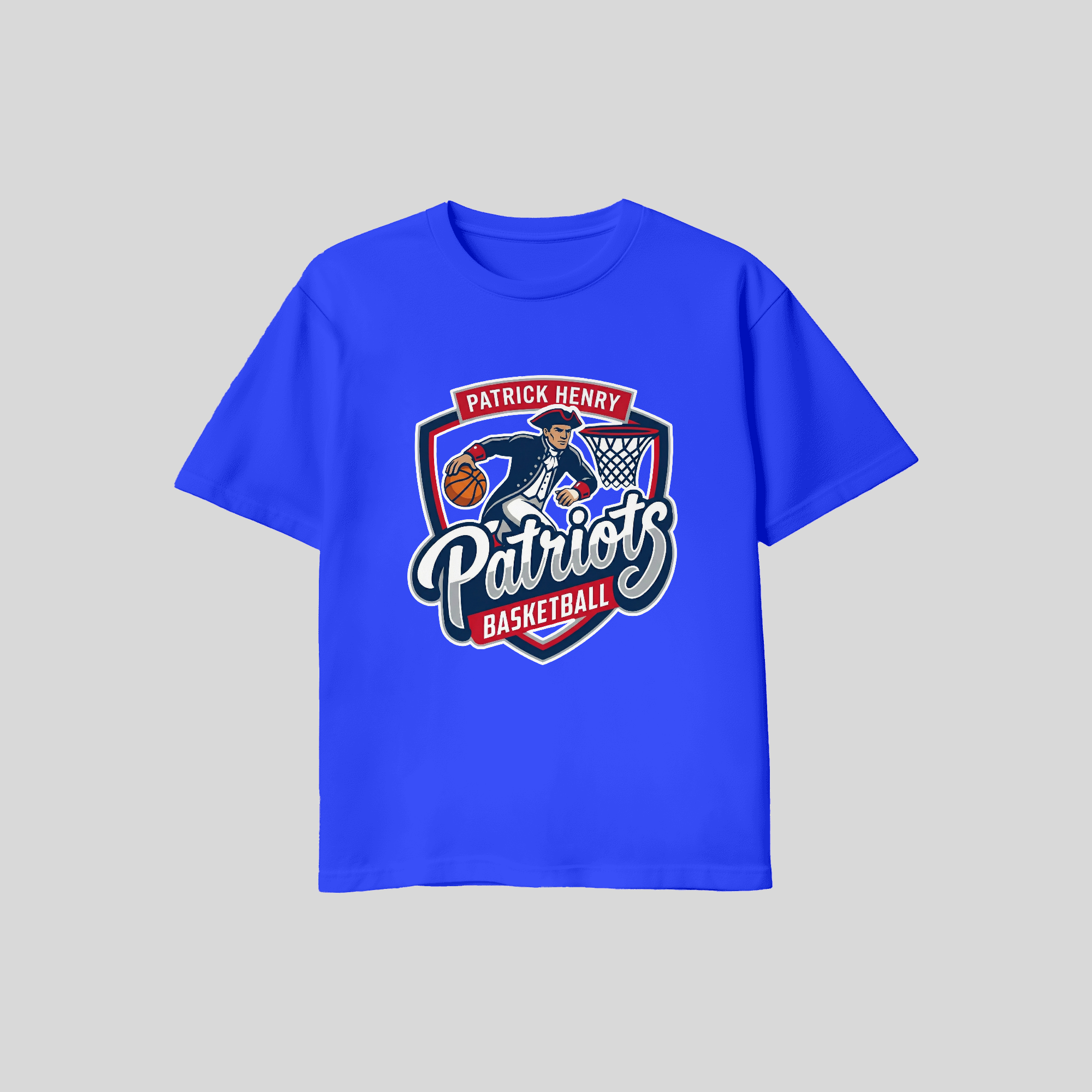 Patriots Basketball Mascot Hoops T Shirt Youth