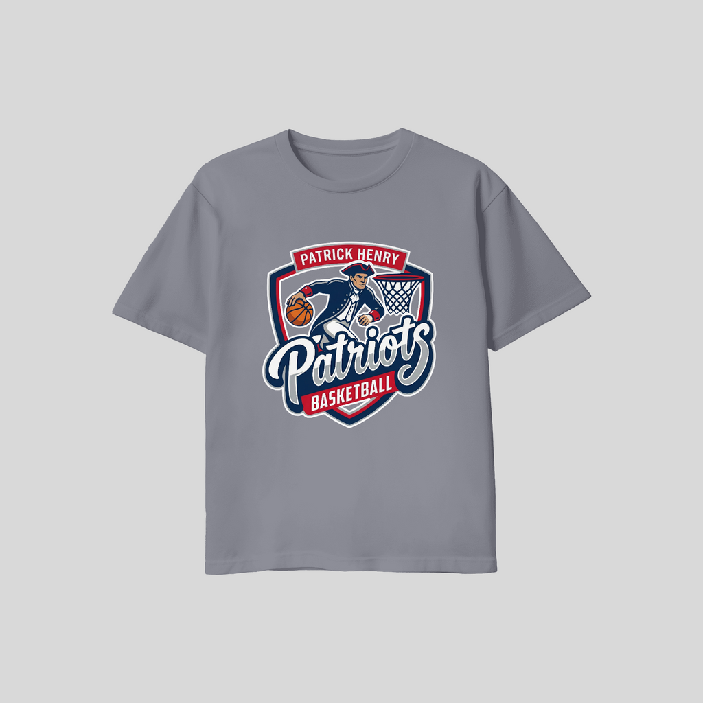 Patriots Basketball Mascot Hoops T Shirt Youth