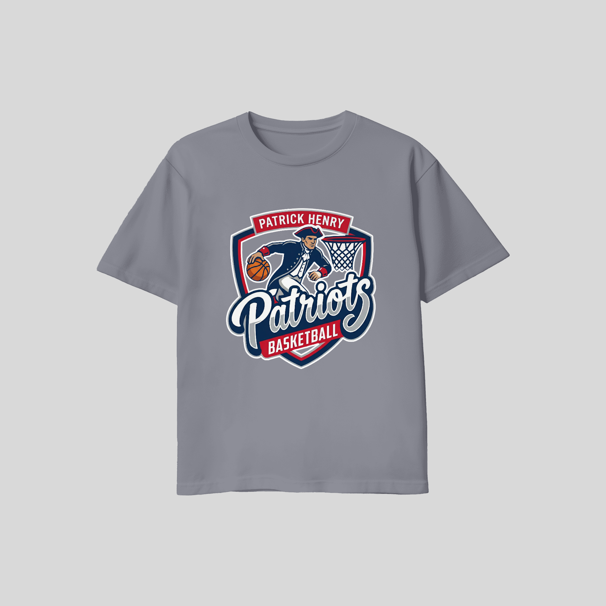 Patriots Basketball Mascot Hoops T Shirt Youth