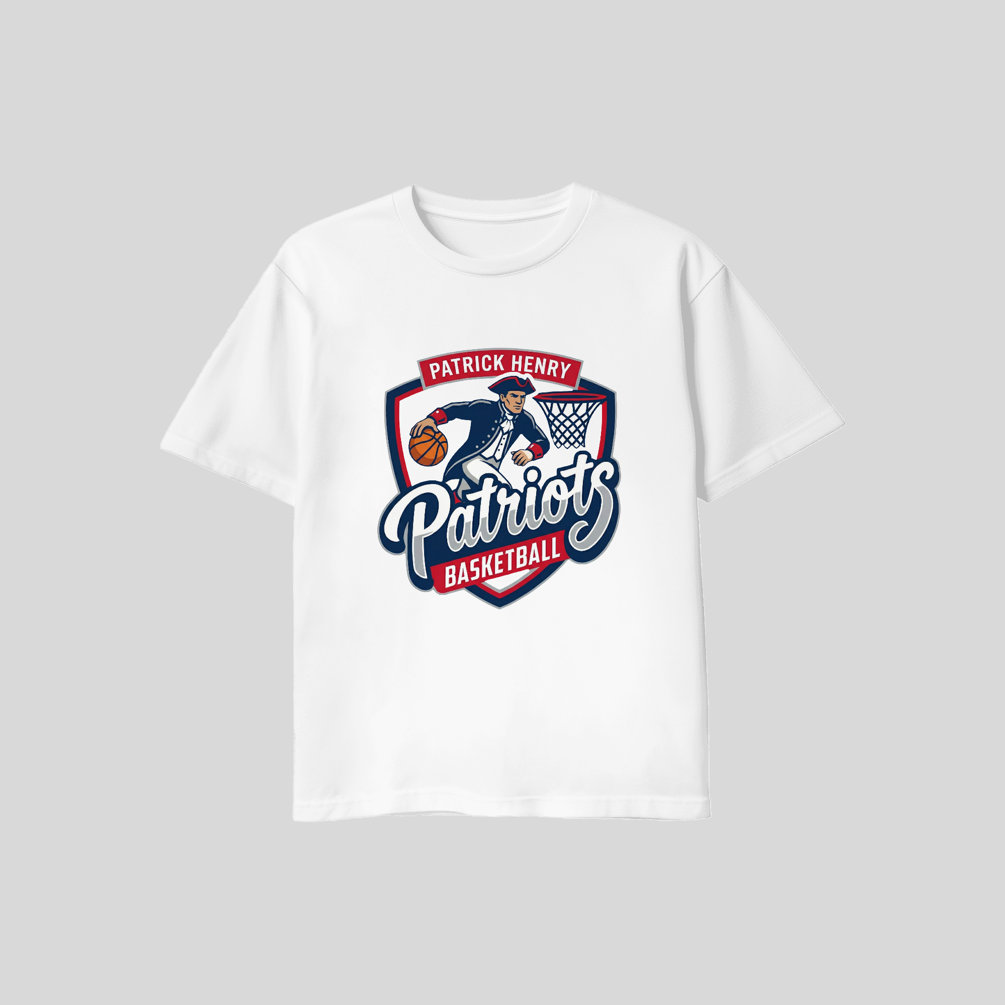 Patriots Basketball Mascot Hoops T Shirt Youth
