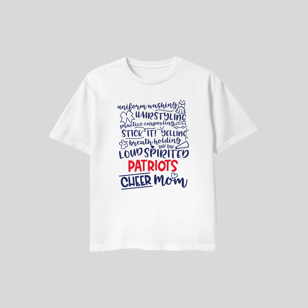 Patriots Generic Stars Modern T Shirt Adult Sizing