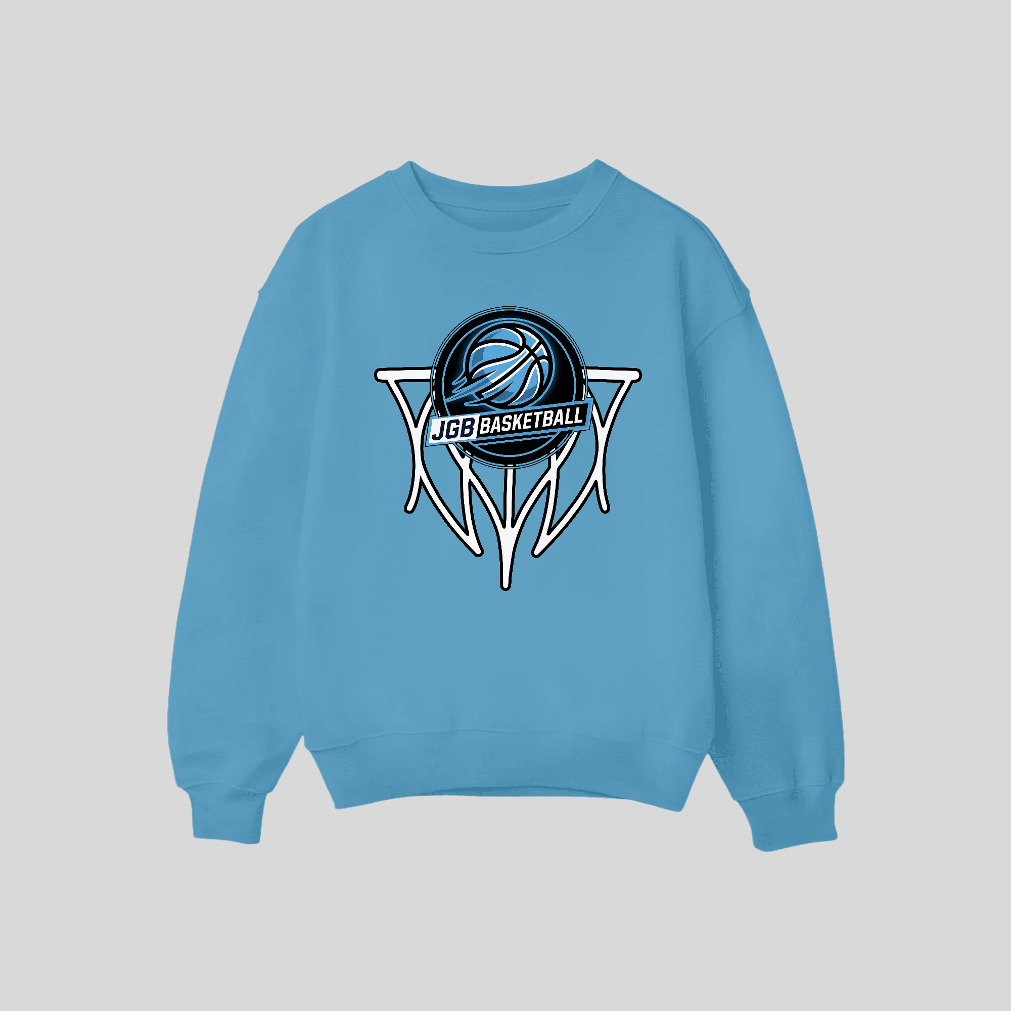 JGB Fan Favorite Crewneck Basketball Hoop Design 1