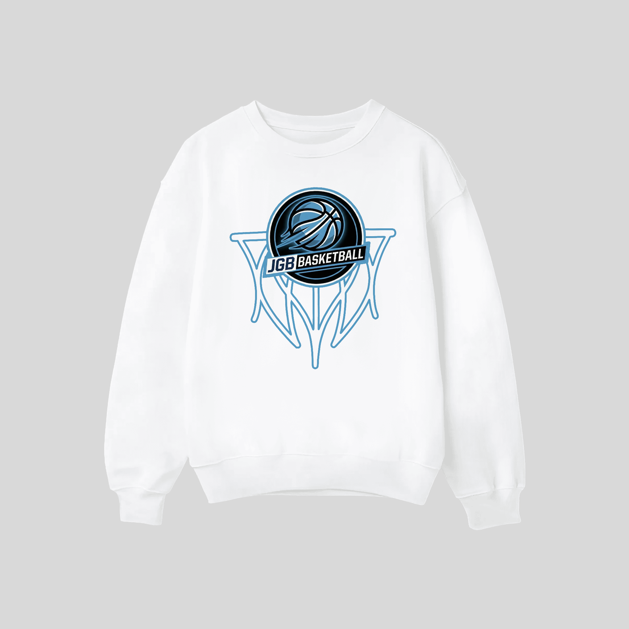 JGB Fan Favorite Crewneck Basketball Hoop Design 1