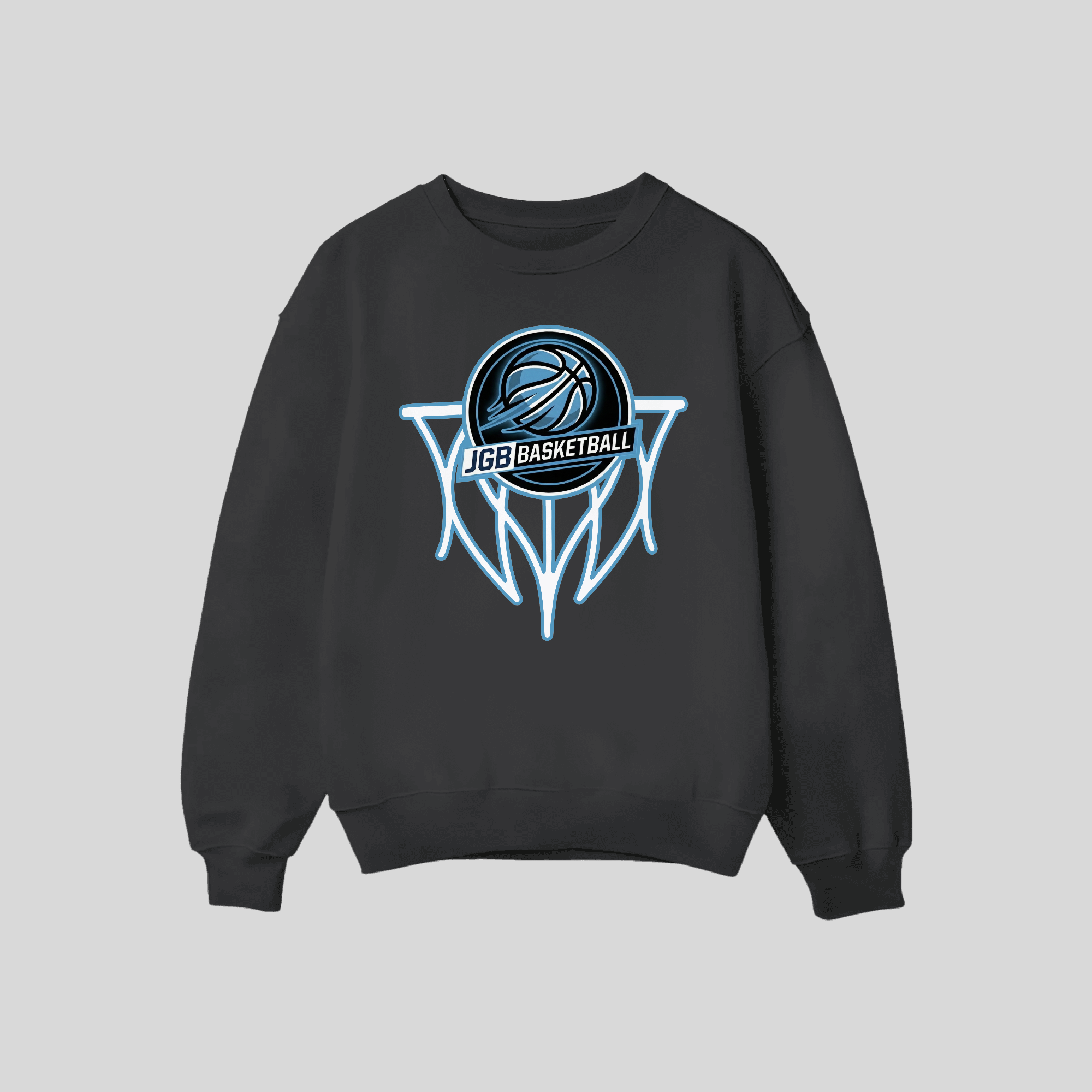 JGB Fan Favorite Crewneck Basketball Hoop Design 1