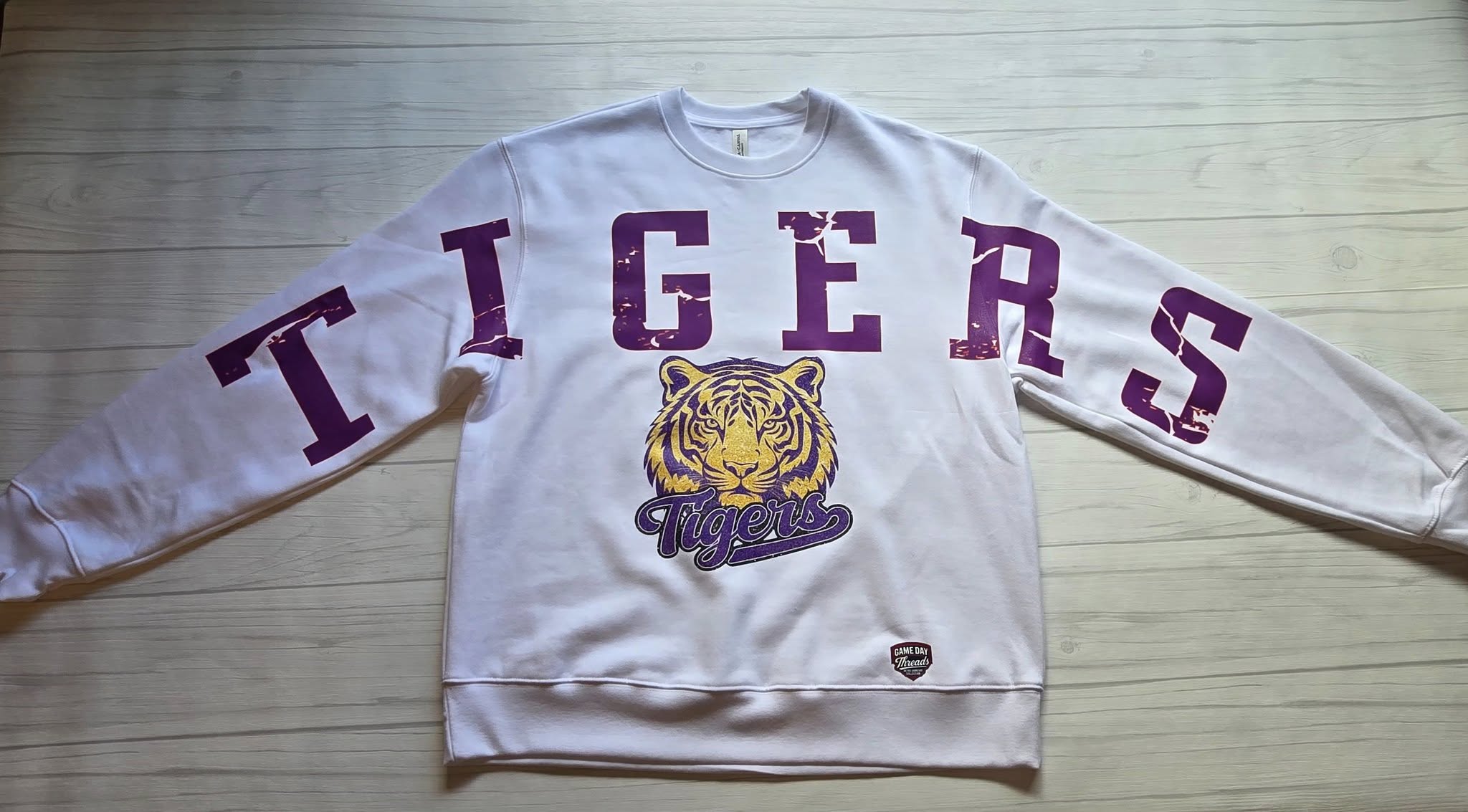 Oversized High School Holgate Tigers Letters with logo sweatshirt