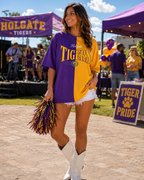 Holgate Tigers Split Color T shirt