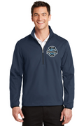 Port Authority 1/2 zip soft Shell Jacket JGB AAU Adult sizing