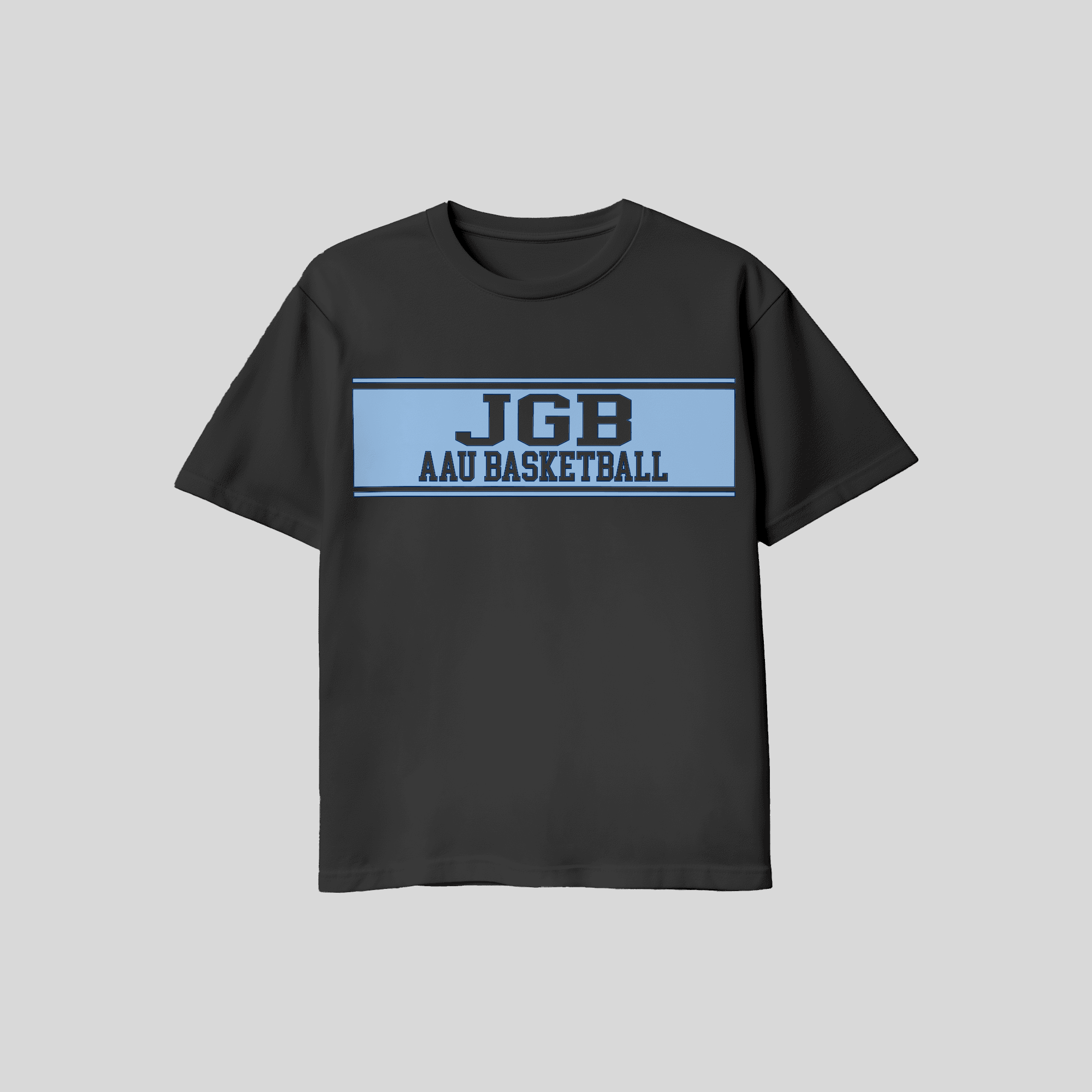 JGB AAU Knockout Text T Shirt Adult and Youth Sizes