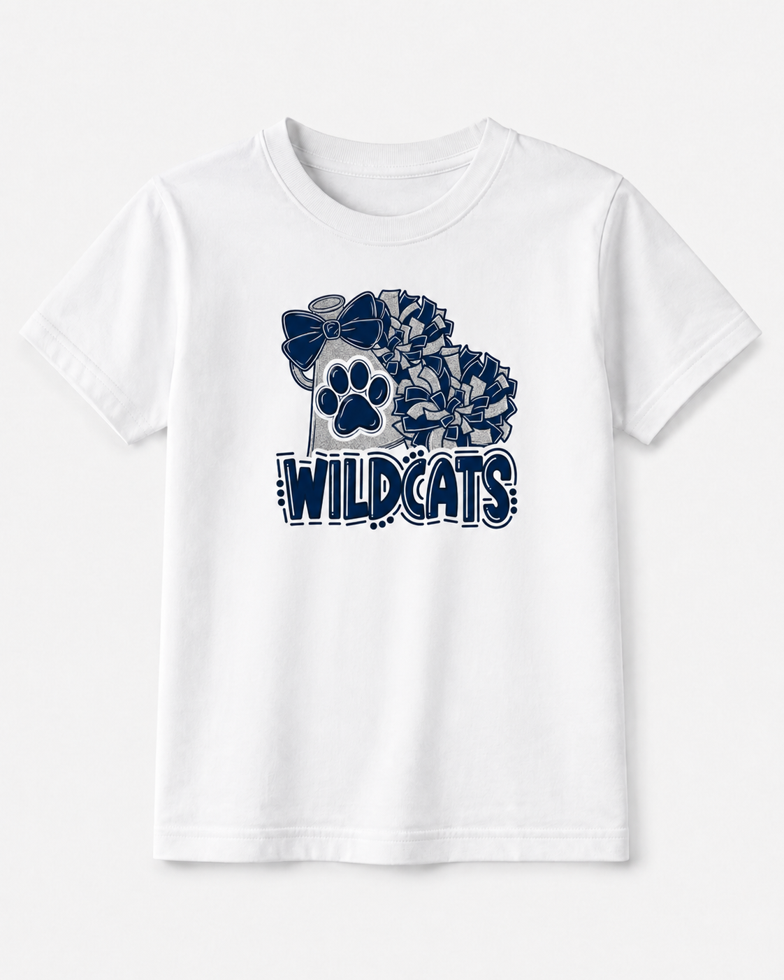 Youth wildcat pom pom spirit cone