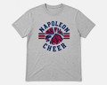 Youth and Adult Gray Napoleon cheer t-shirt