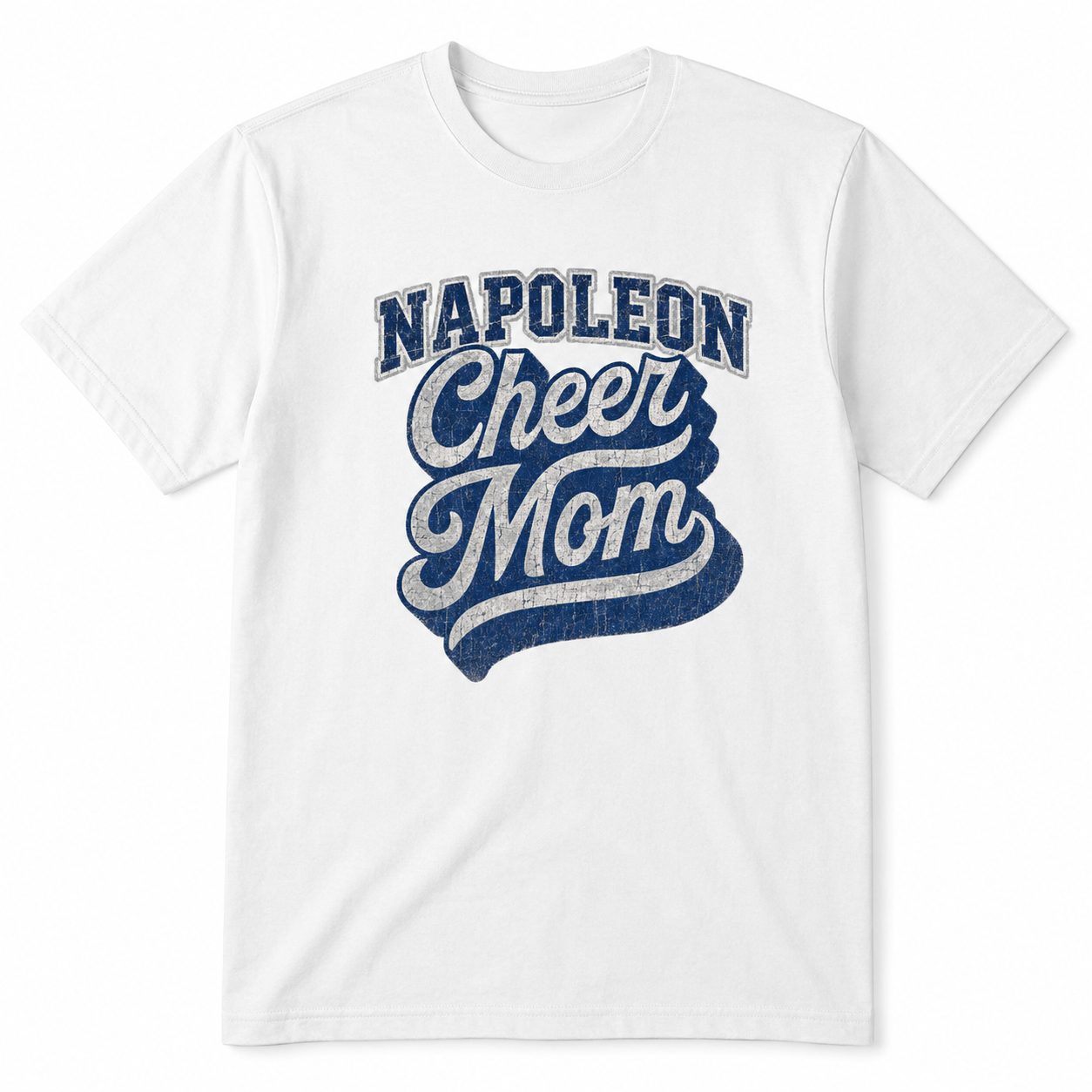 White Napoleon Cheer mom T-shirt