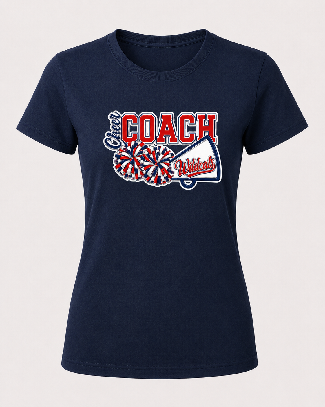 Navy Cheer Coach t-shirt