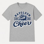 Navy or Gray youth and adult Napoleon cheer