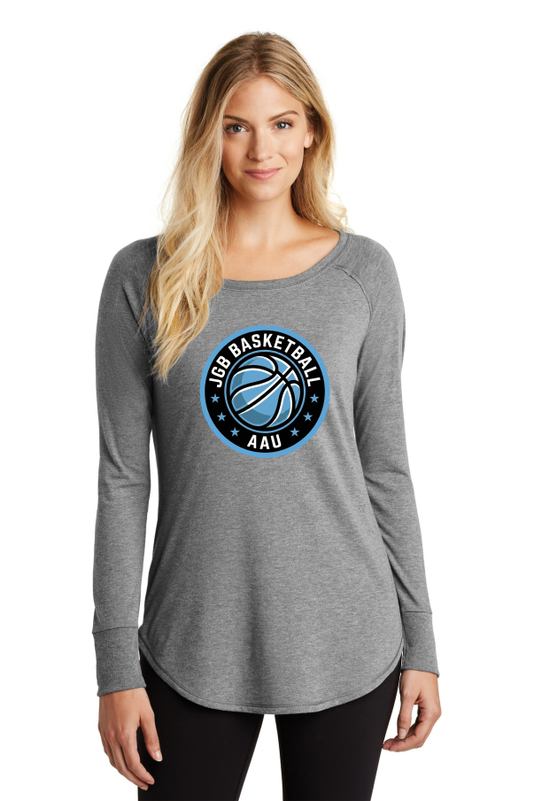 District DT132L Women's Perfect Tri ® Long Sleeve Tunic Tee