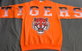 LC Tigers Orange Crewneck Tigers Gradient Font