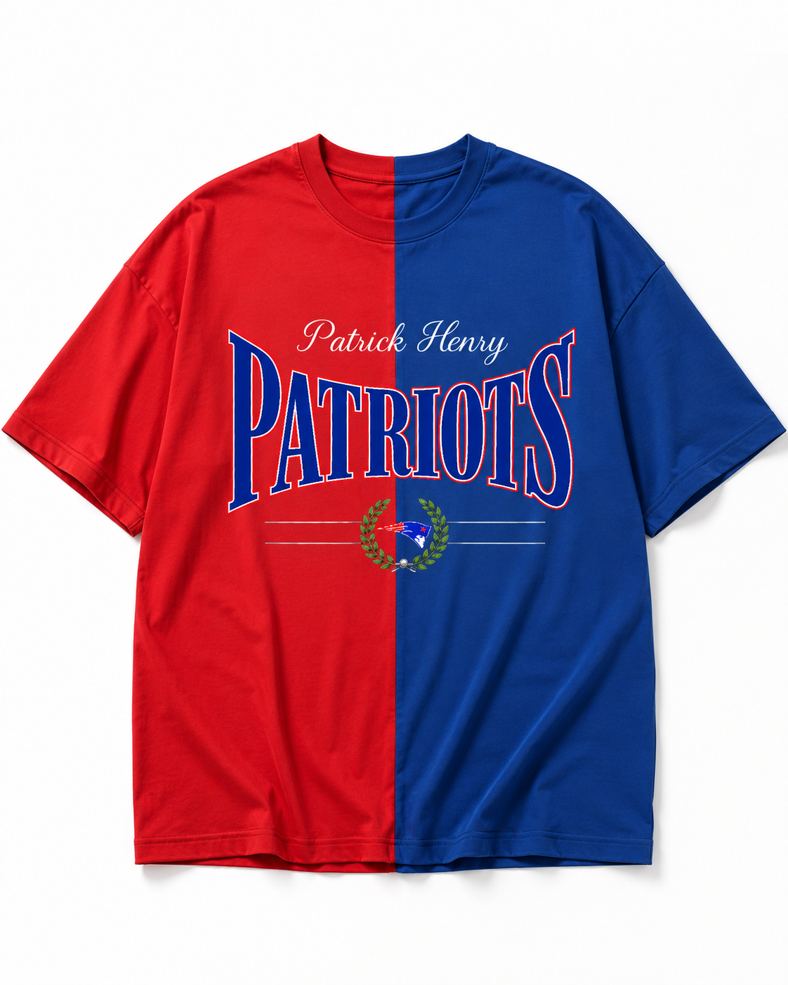 Patrick Henry Split Color T shirt