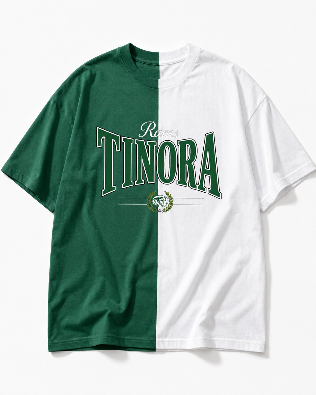 Tinora Rams Split Color T shirt