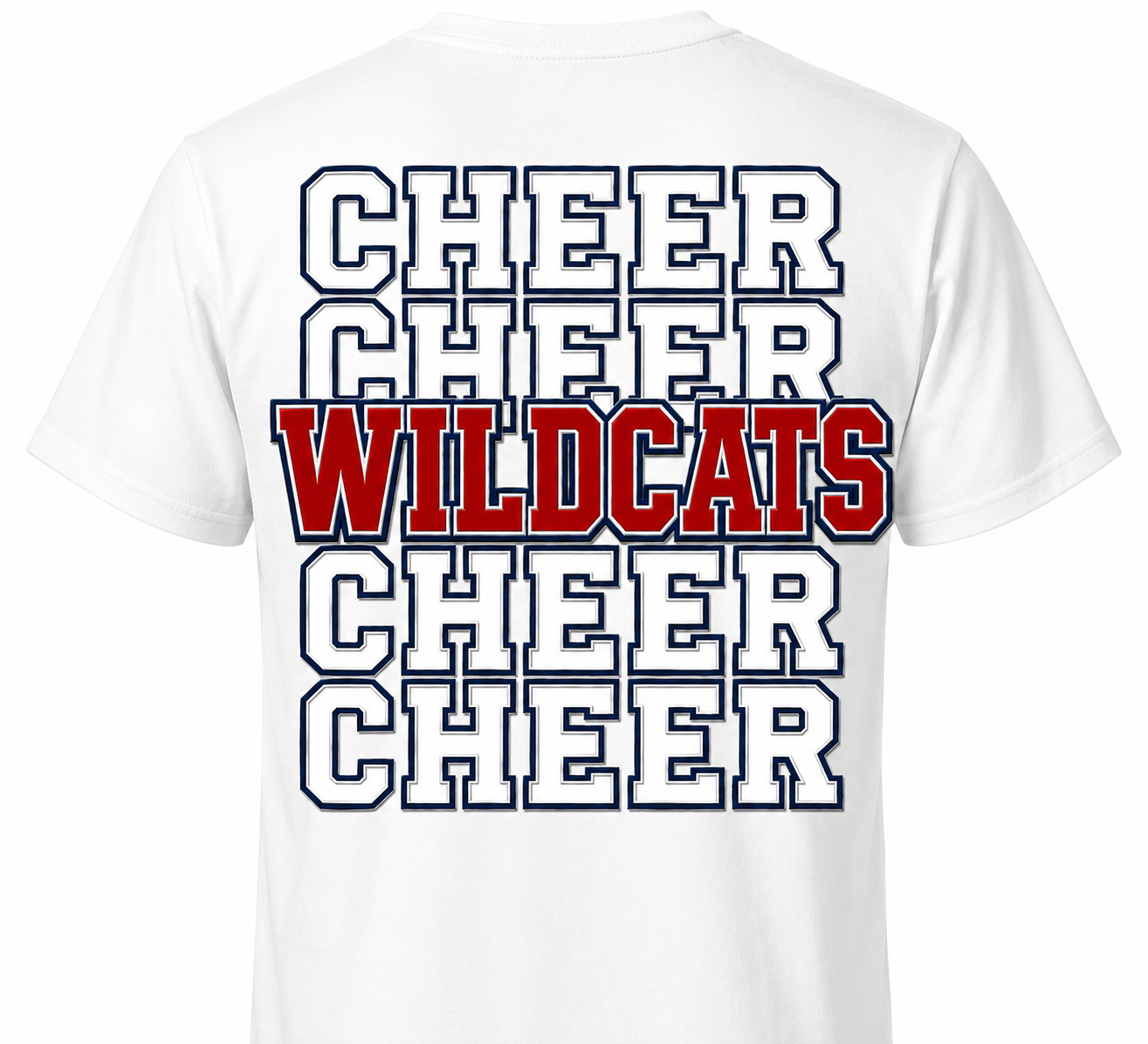 Wildcat cheerleading shirt